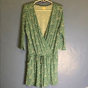 Kaileigh Seagreen Romper. Stitch Fix. Size Medium